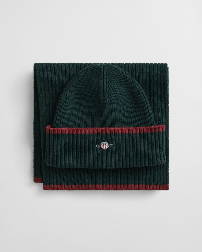 Conjunto de oferta com gorro e cachecol Essential