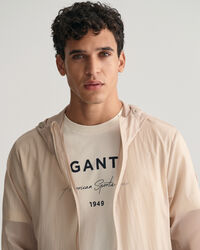 Casaco Windbreaker leve compactável