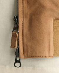 Blusão bomber em camurça