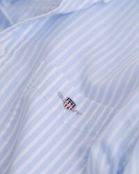 Camisa em popelina &agrave;s riscas Shield Teens