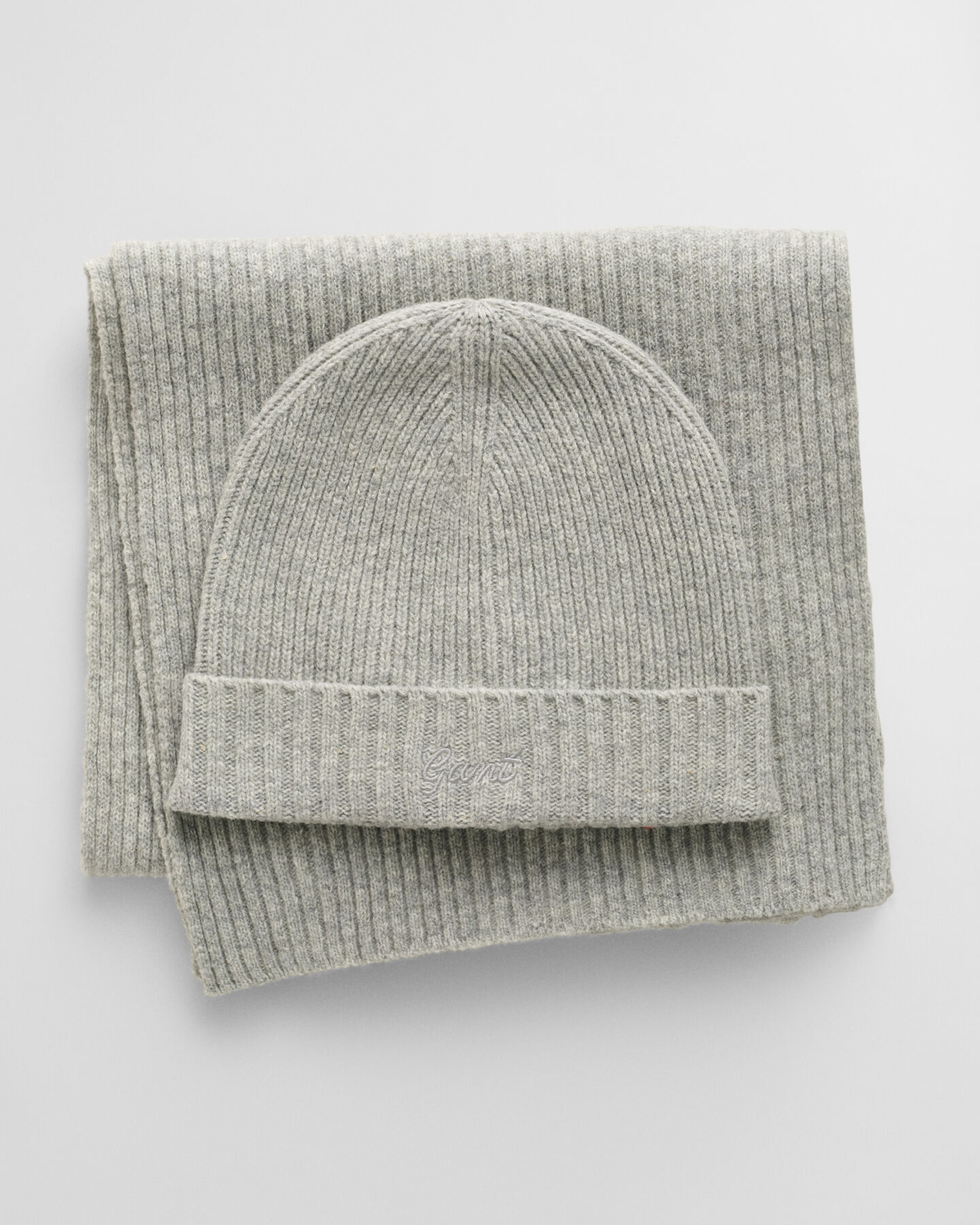 Conjunto de oferta com gorro e cachecol Script Graphic