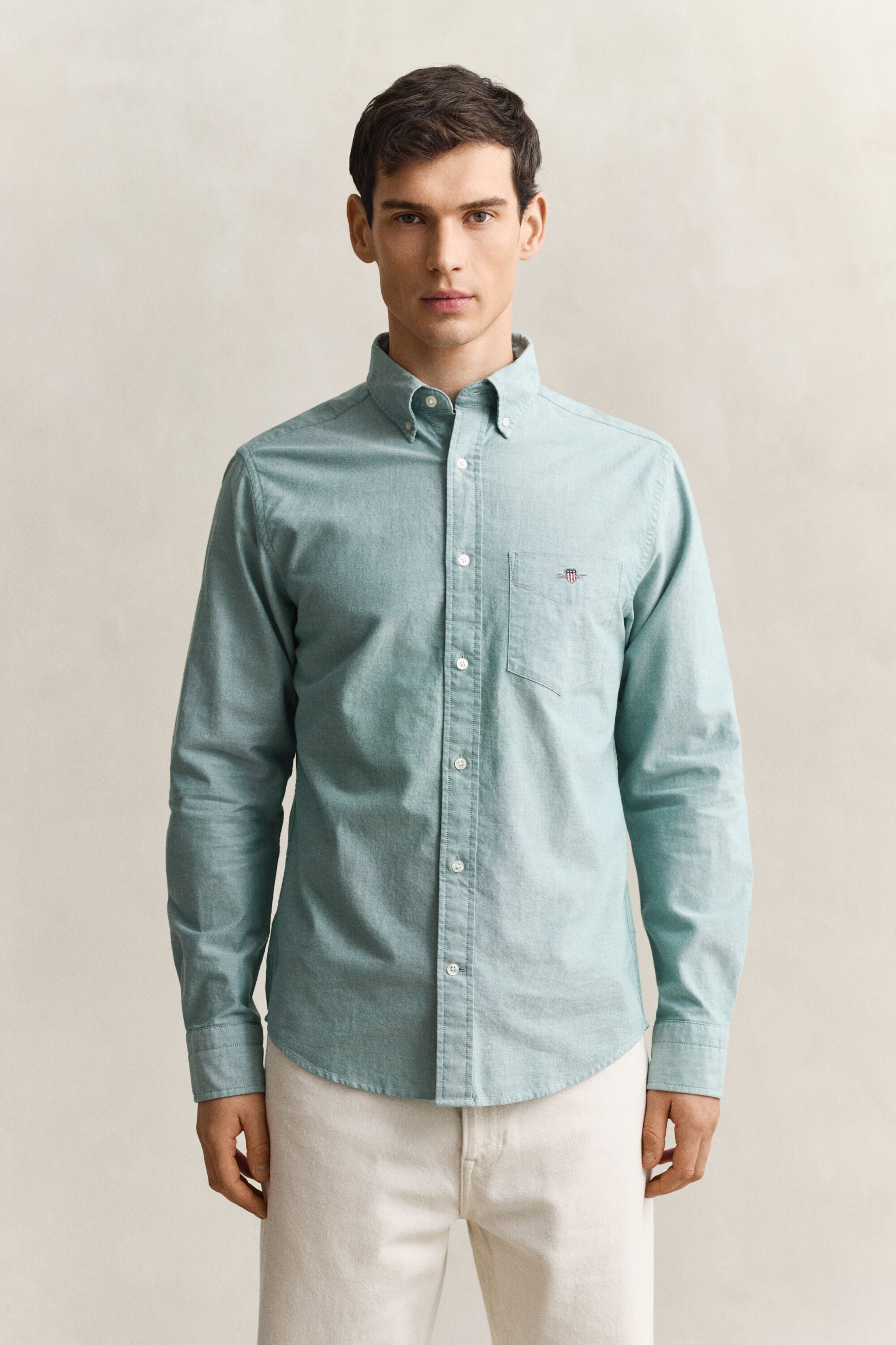 Camisa Oxford clássica regular fit