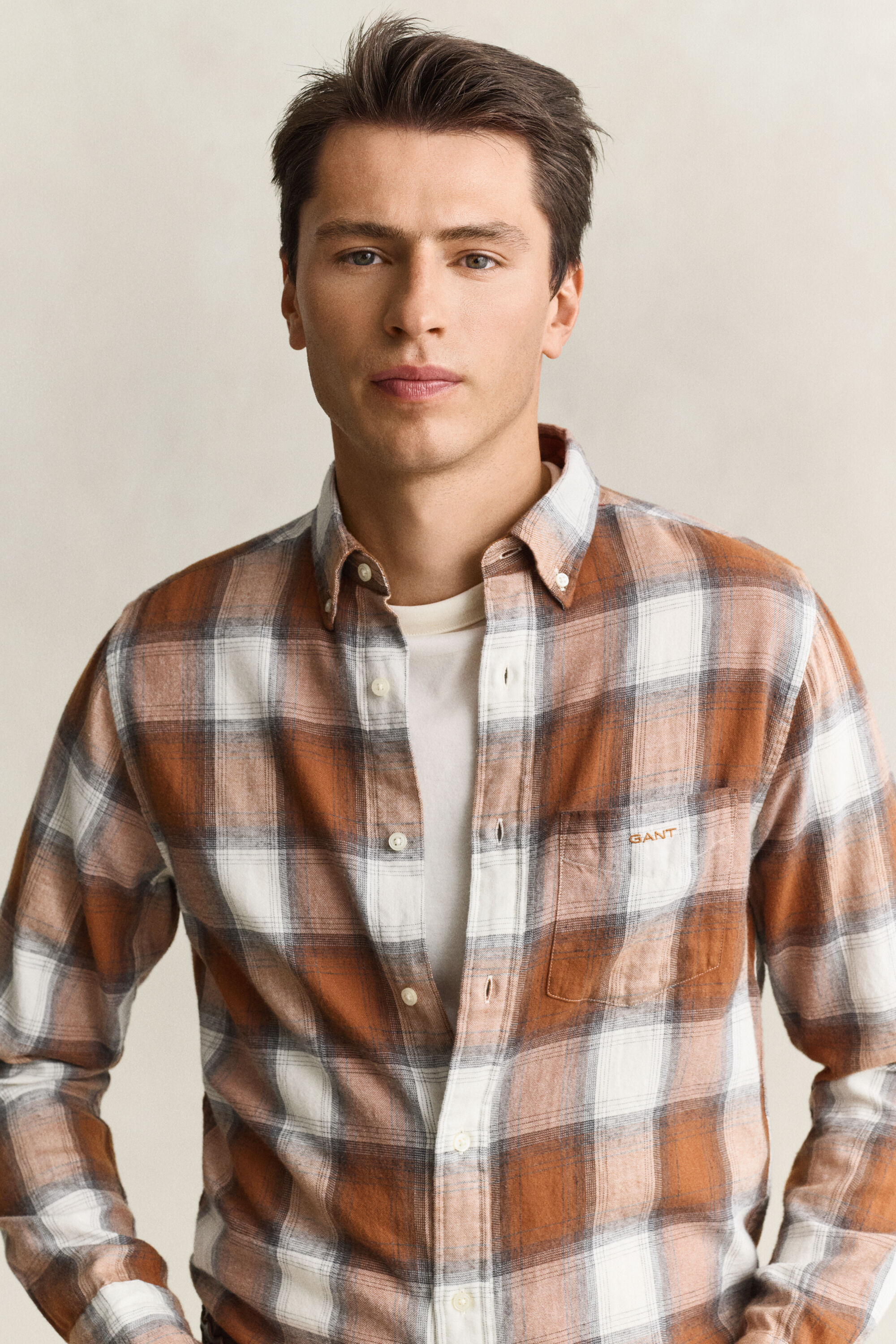 Camisa de flanela Windblown com padrão de xadrez