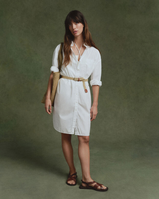 Vestido tipo camisa oversized