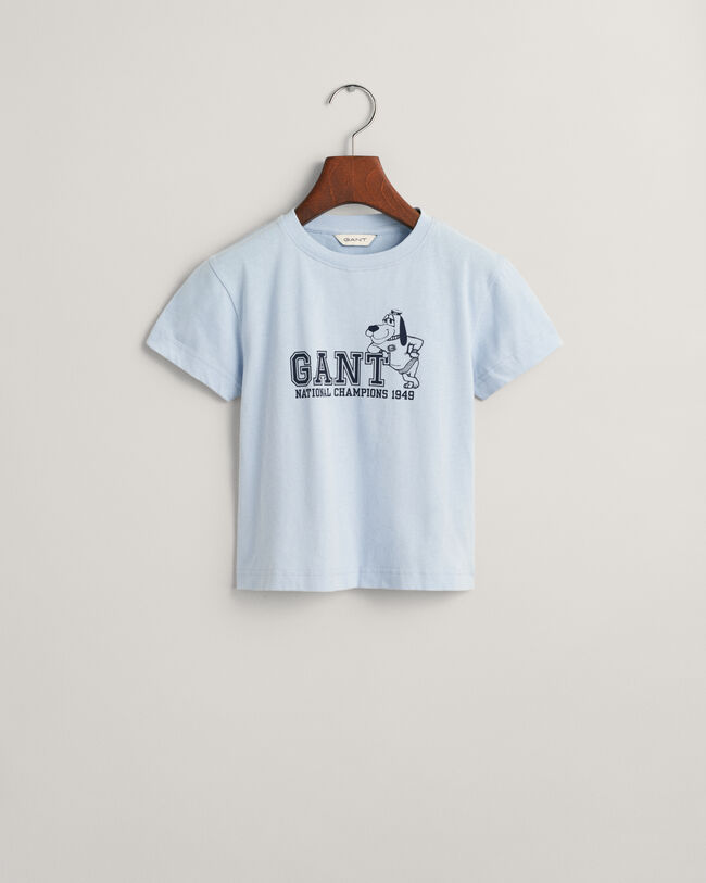 T-shirt com estampado GANT Dog Kids