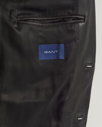 Blazer em pele oversized