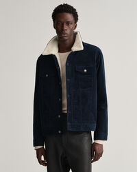 Casaco Trucker de bombazina