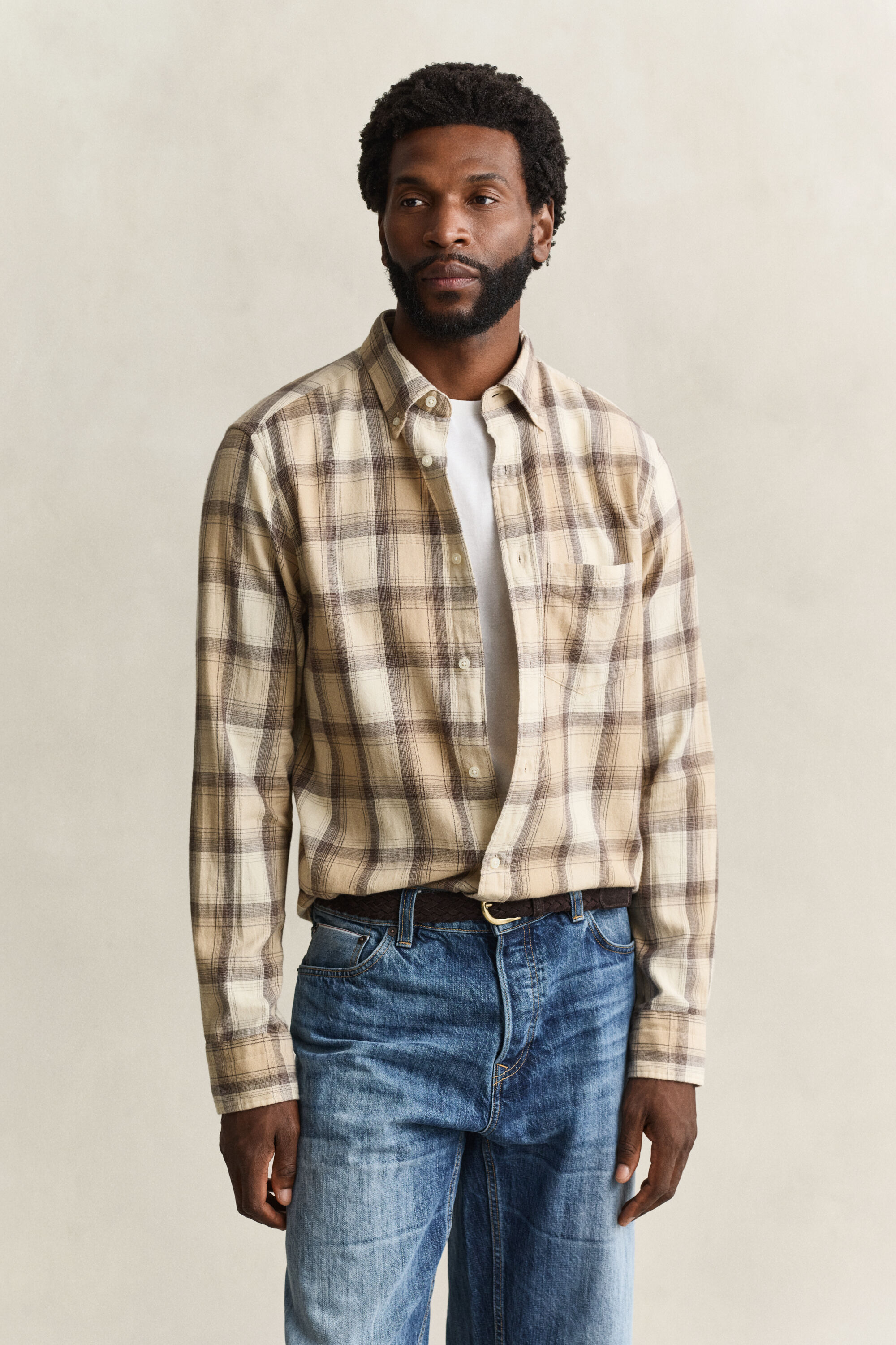 Camisa de flanela Windblown com padrão de xadrez
