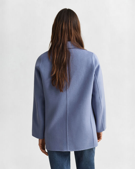 Casaco de marinheiro com detalhes cosidos à mão