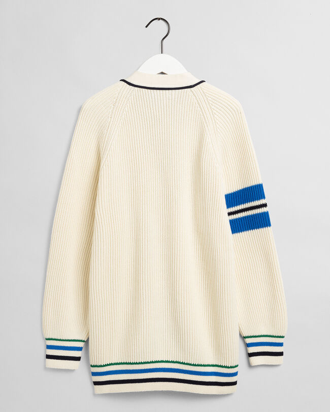 Casaco de malha canelada Crest