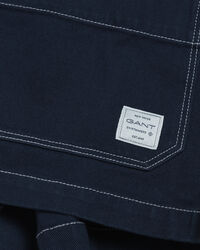 Sobrecamisa em sarja de algod&atilde;o org&acirc;nico