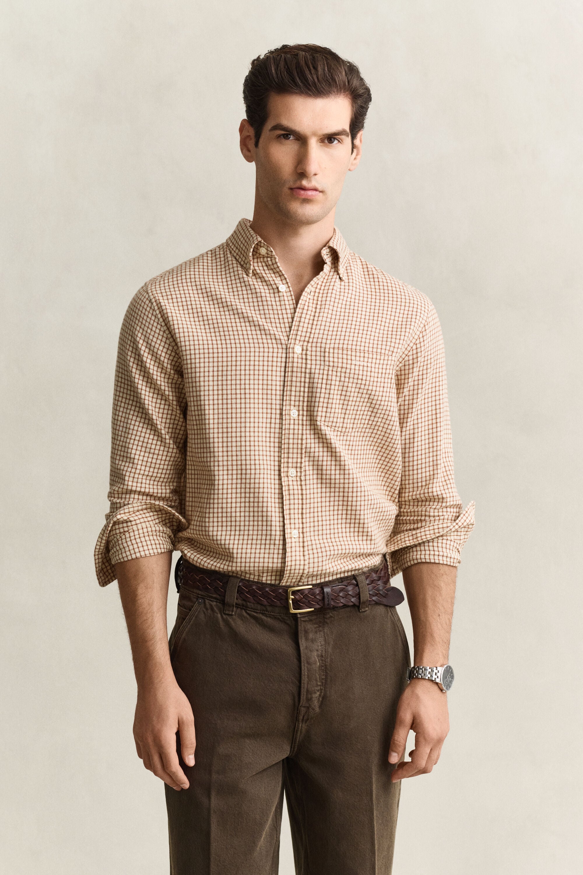 Camisa de flanela Windblown com padrão de xadrez