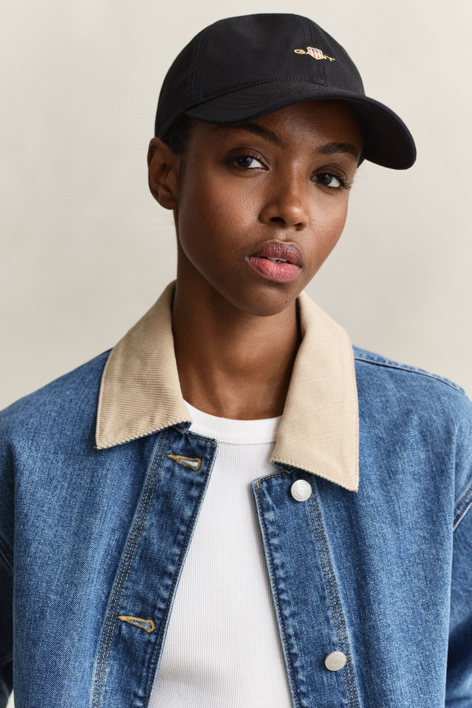 Boné em sarja de algodão Shield