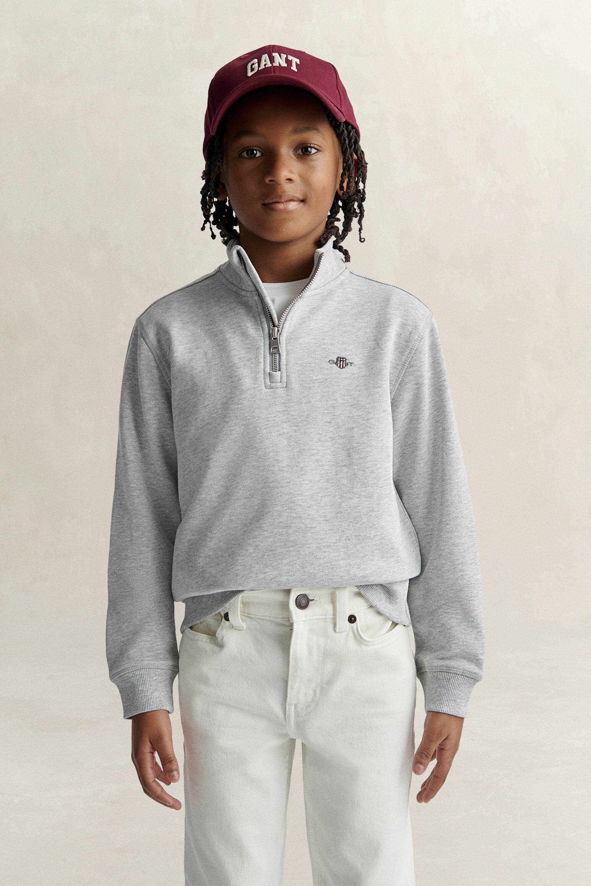 Sweatshirt com meio fecho de correr Shield Teen Boys