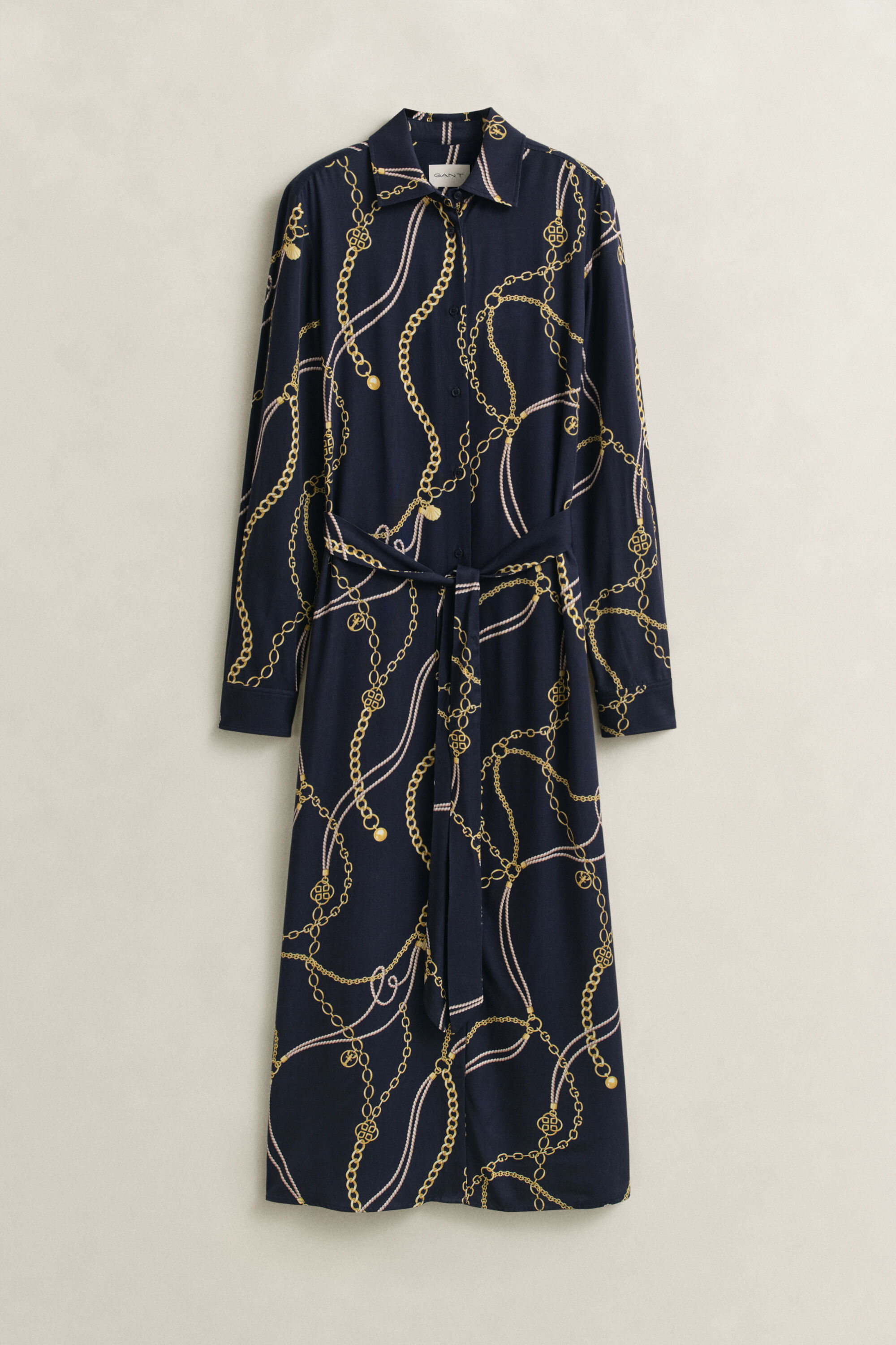 Vestido-camisa estampado