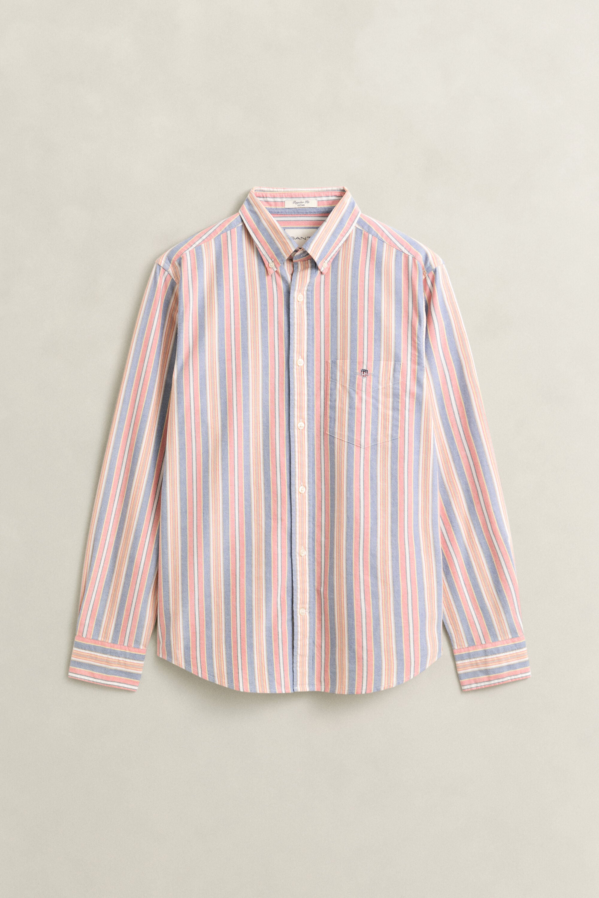 Camisa Oxford às riscas Classic