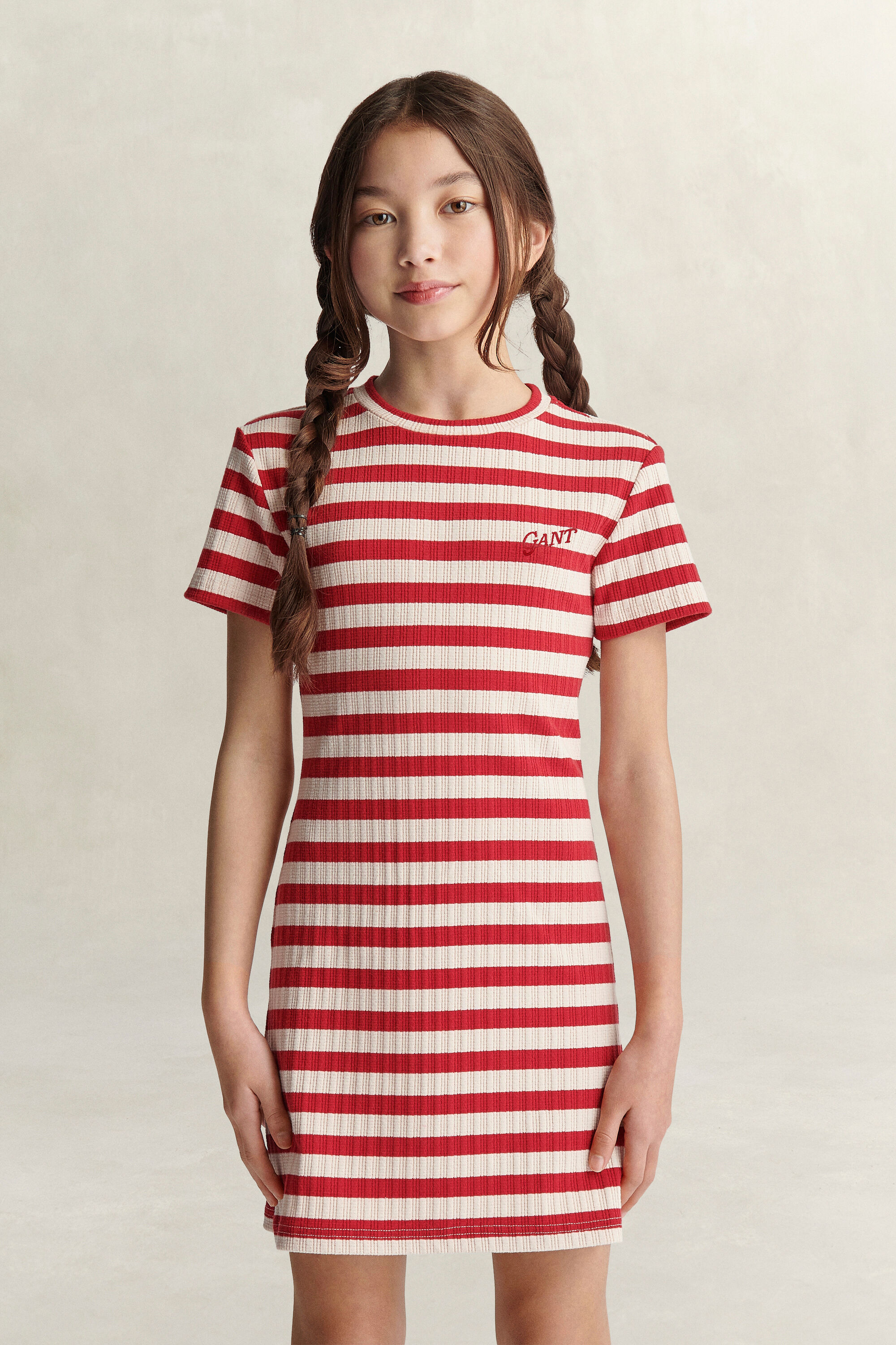 Vestido às riscas Teen Girls