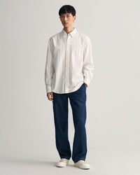 Camisa Oxford pinstripe relaxed fit