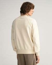Sweatshirt com decote redondo Luxe