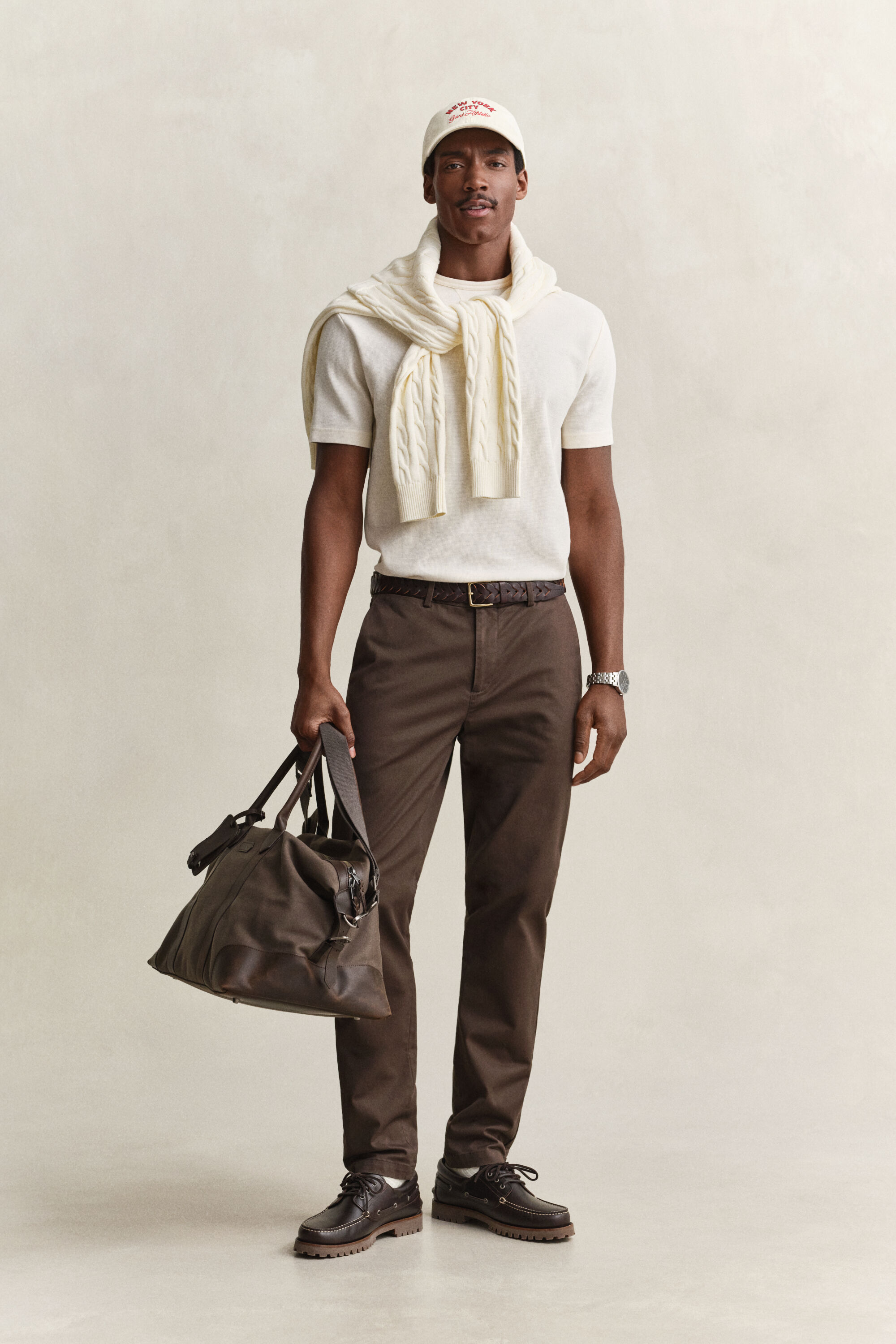 Calças chino elegantes slim fit