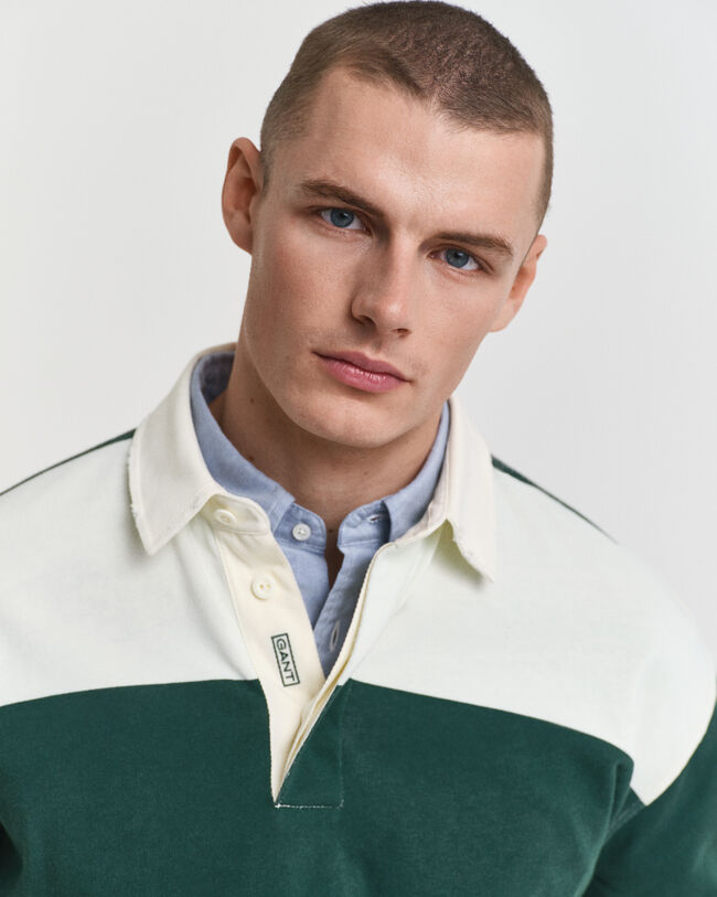 Heavy Rugger às riscas em bloco