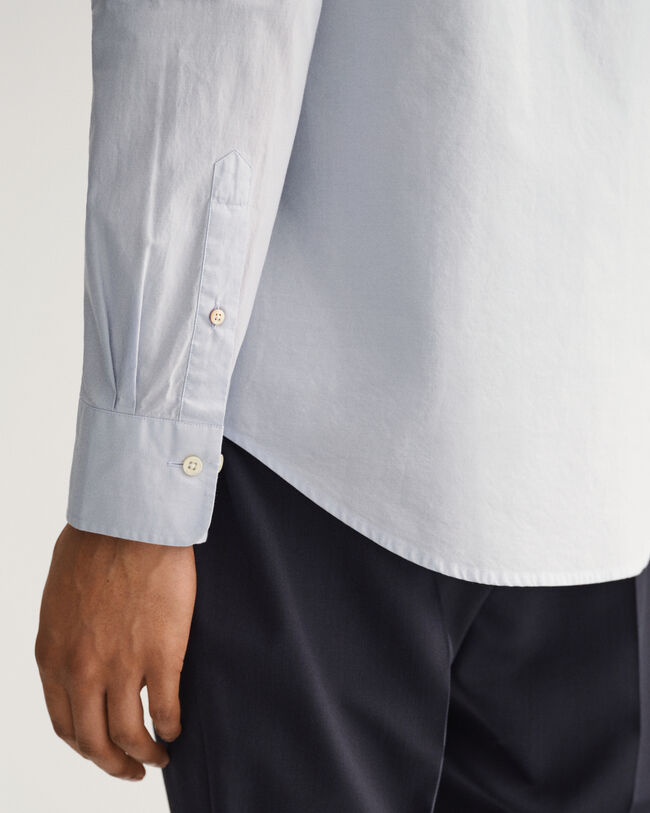 Camisa em popelina slim fit