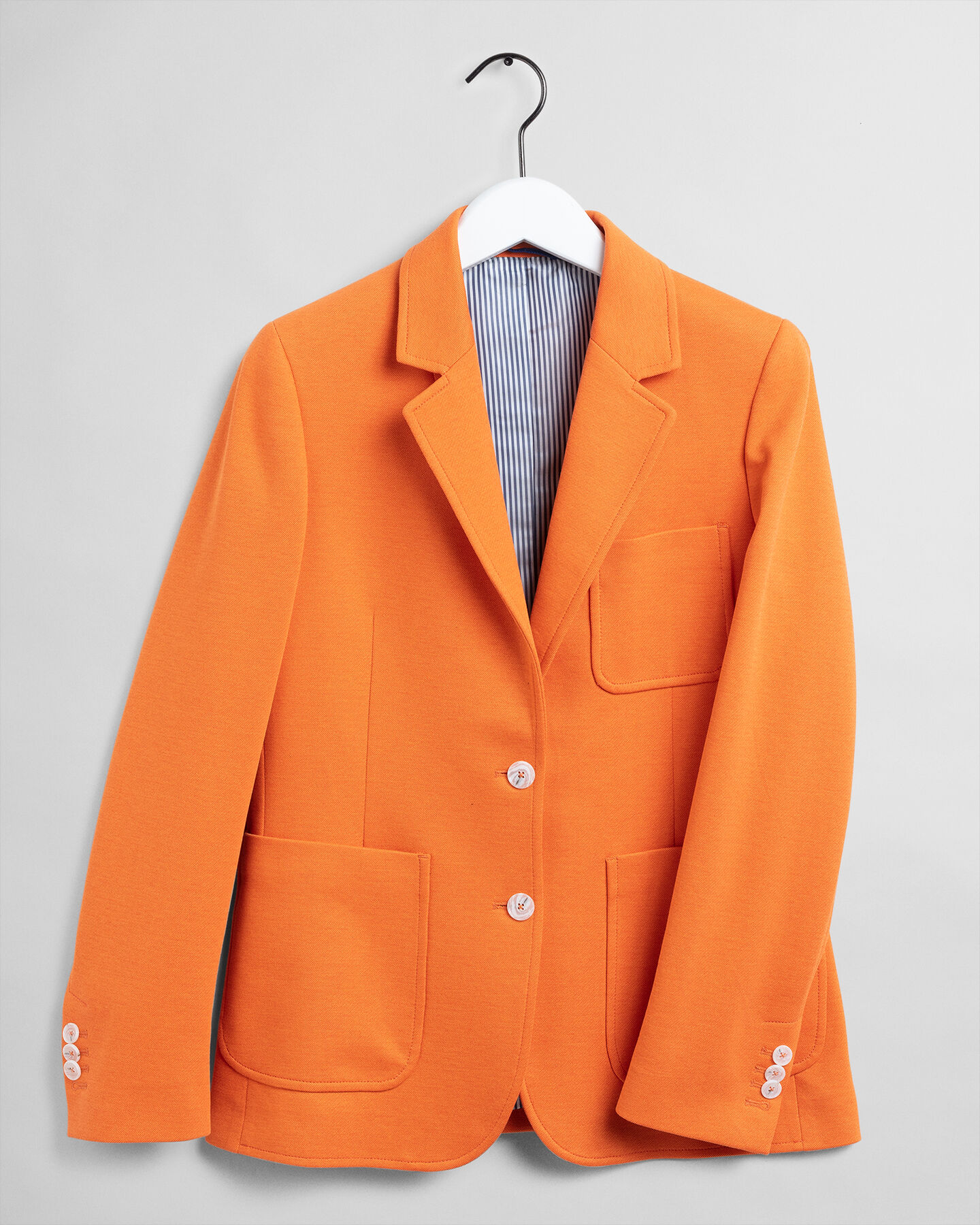 Blazer em jersey mesclado regular fit