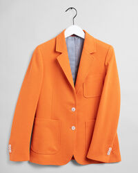 Blazer em jersey mesclado regular fit