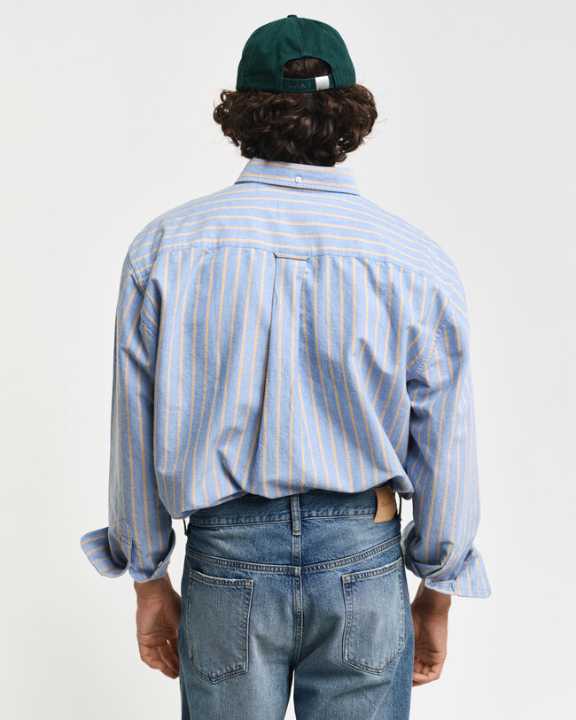 Camisa Oxford Archive &agrave;s riscas relaxed fit