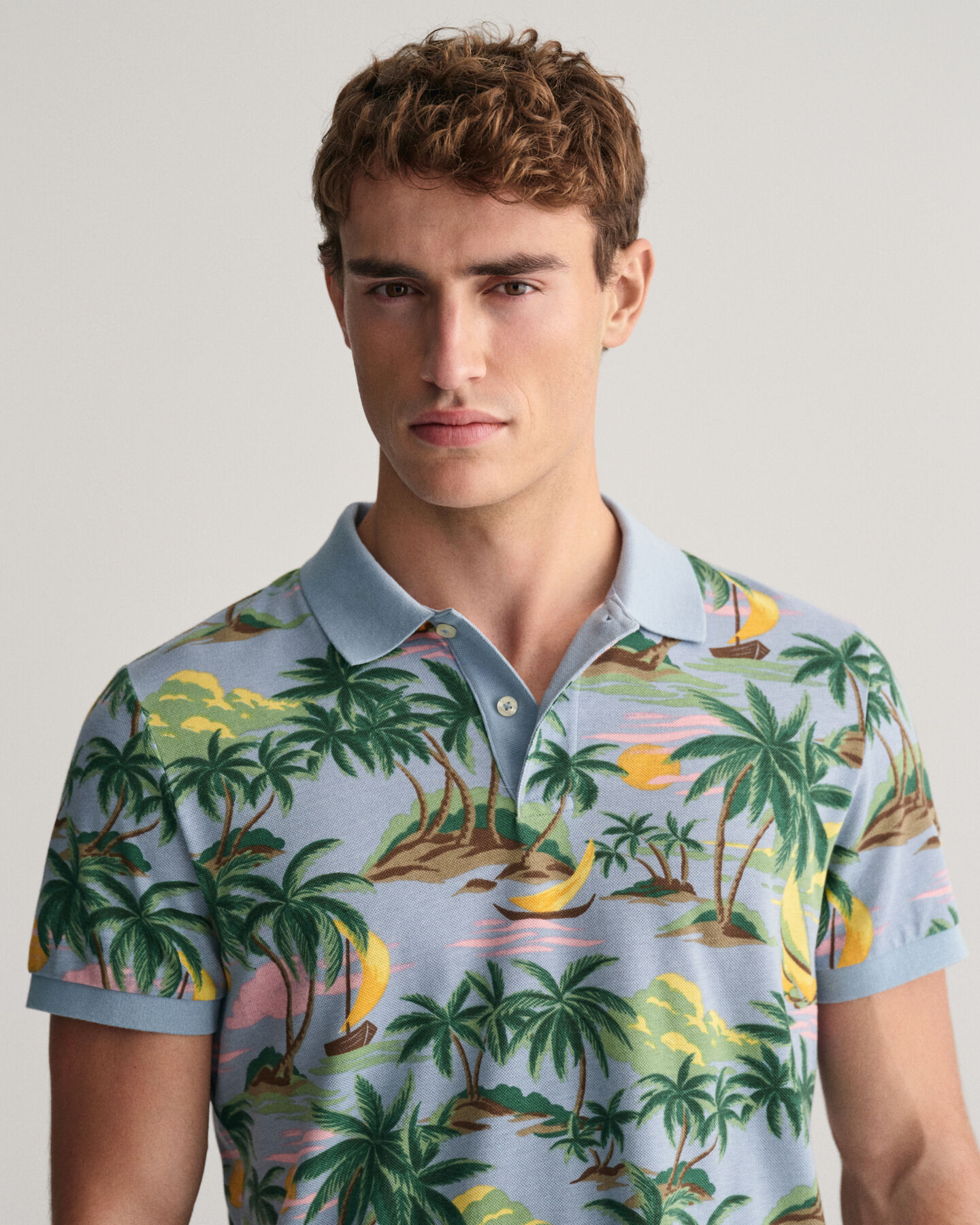 Polo Hawaiian Print