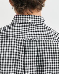 Camisa em popelina gingham Classic regular fit