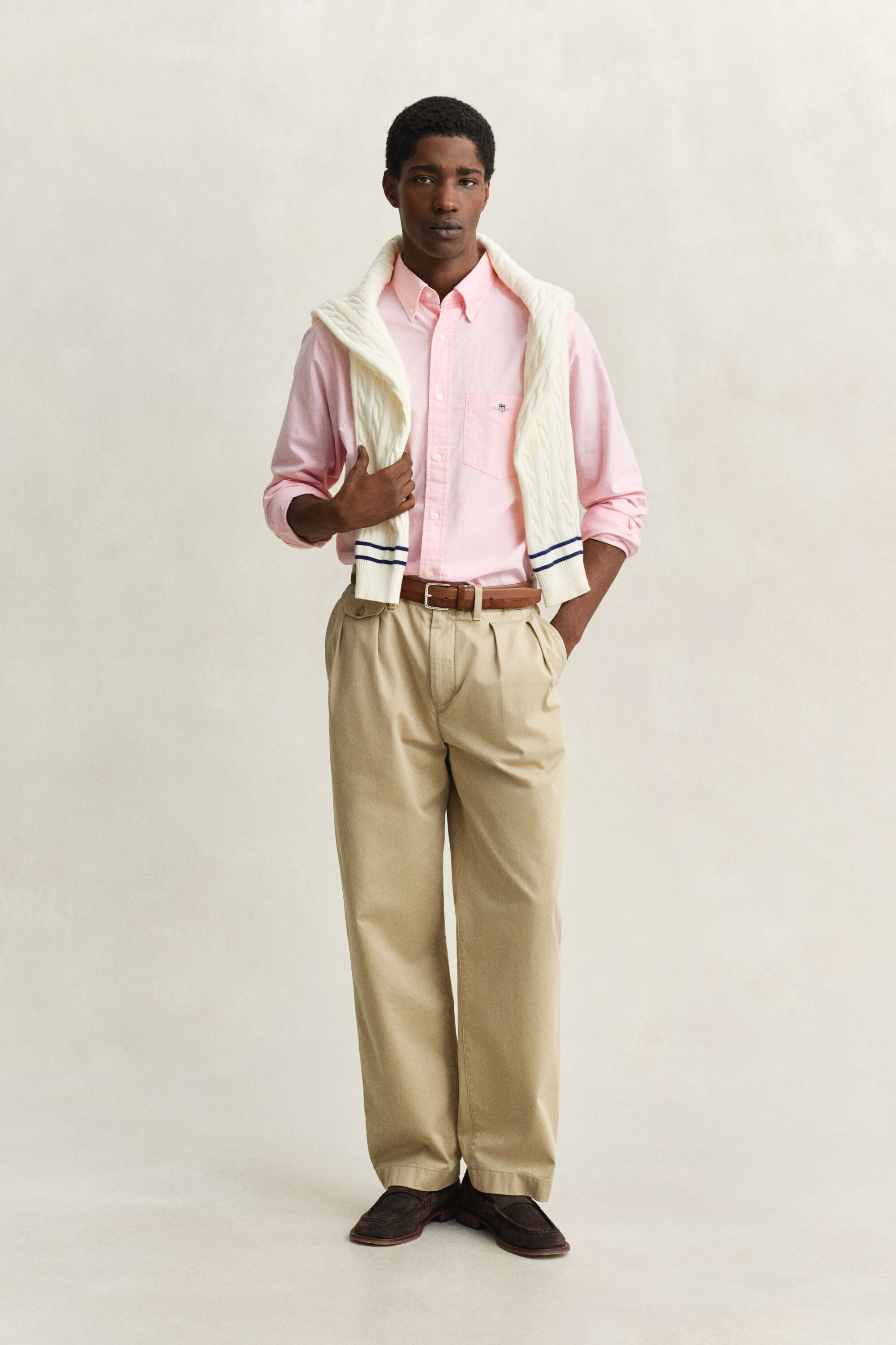 Camisa Oxford clássica regular fit