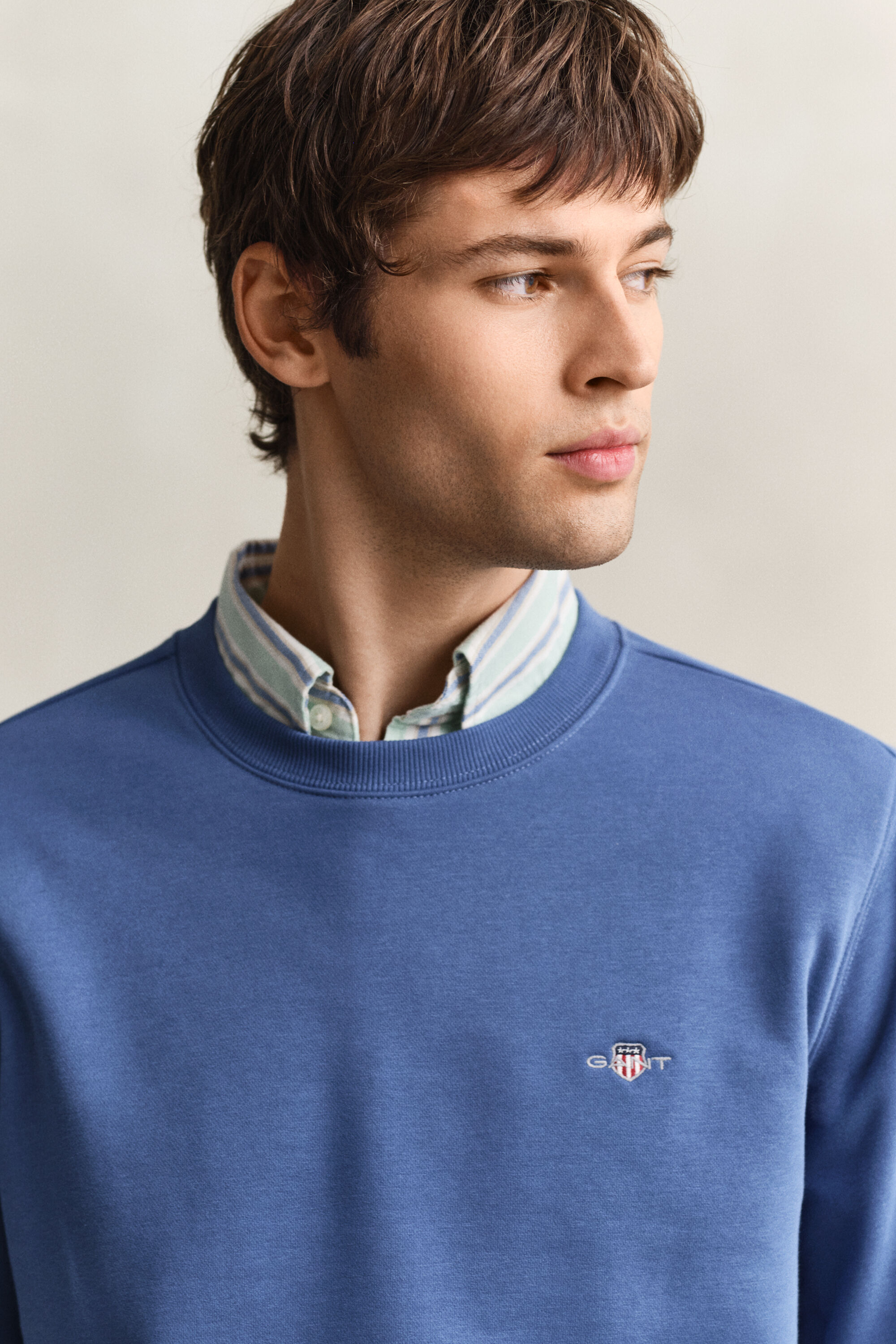 Sweatshirt com decote redondo Shield