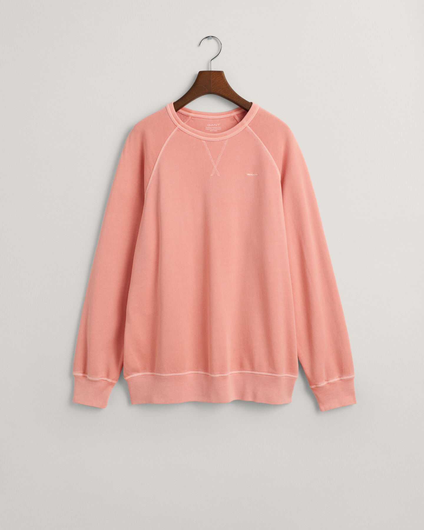 Sweatshirt com decote redondo Sunfaded