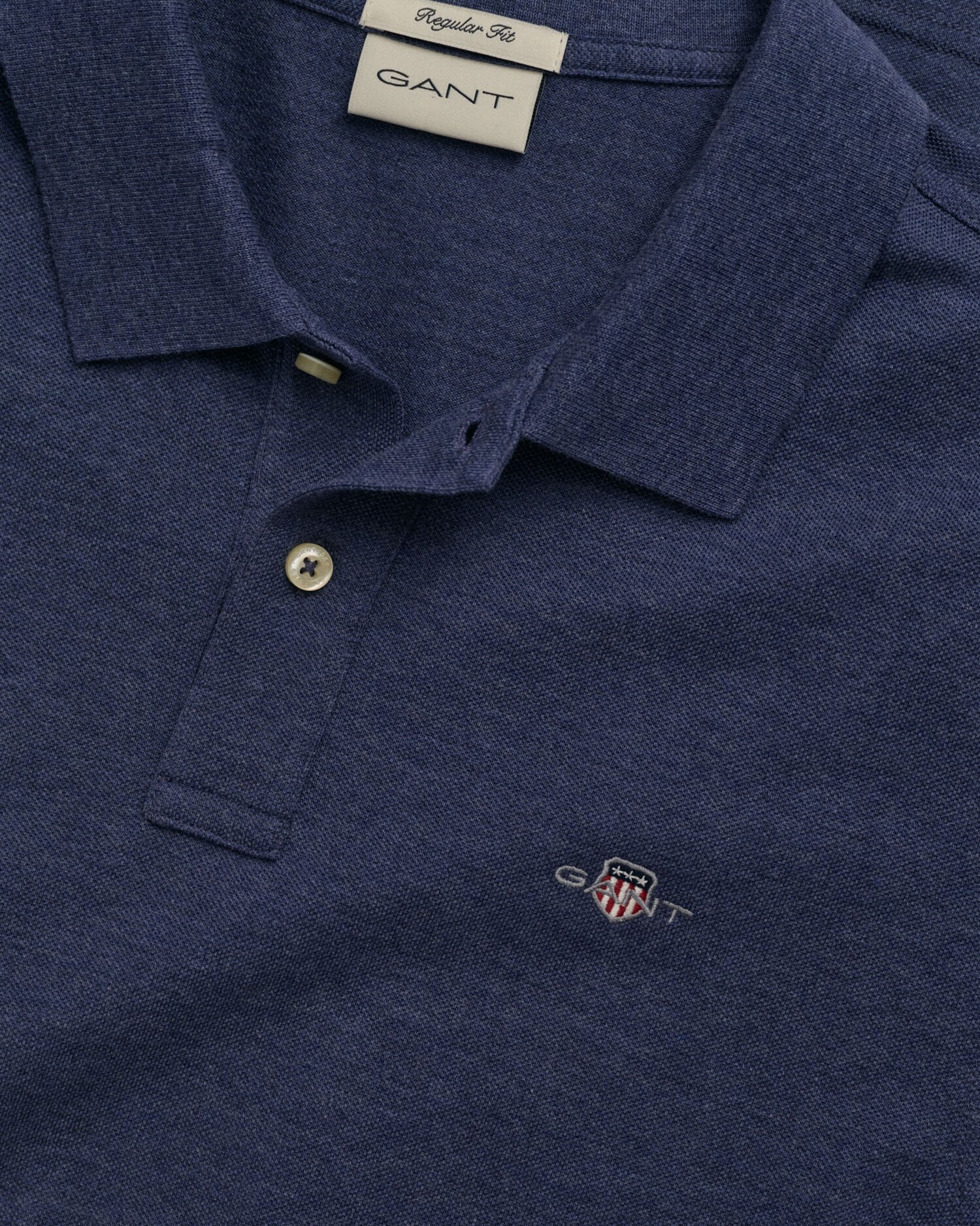 Polo em algodão piqué Shield regular fit