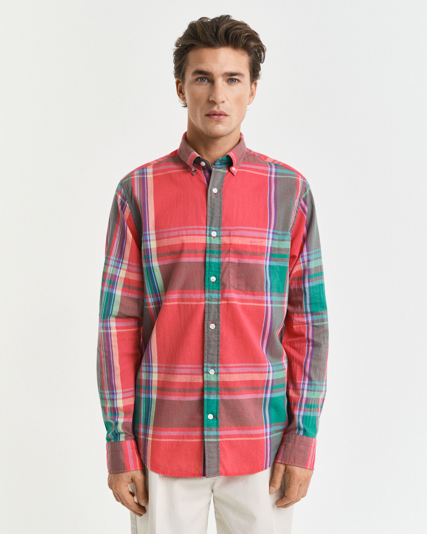 Camisa madras Indian regular fit