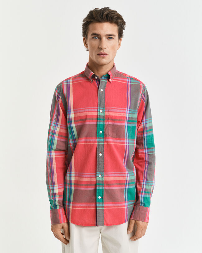 Camisa madras Indian regular fit