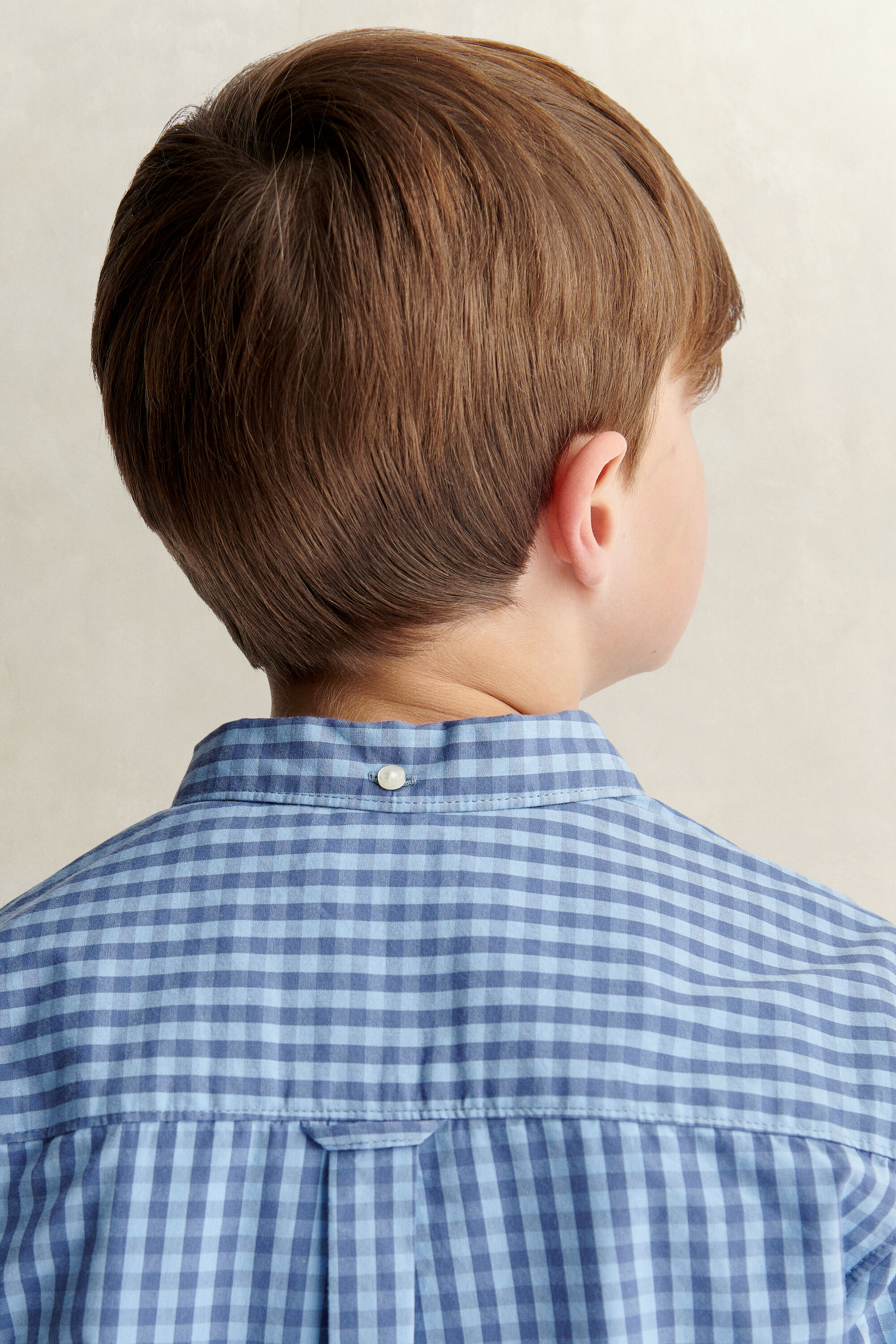 Camisa de popelina Gingham Teen Boys