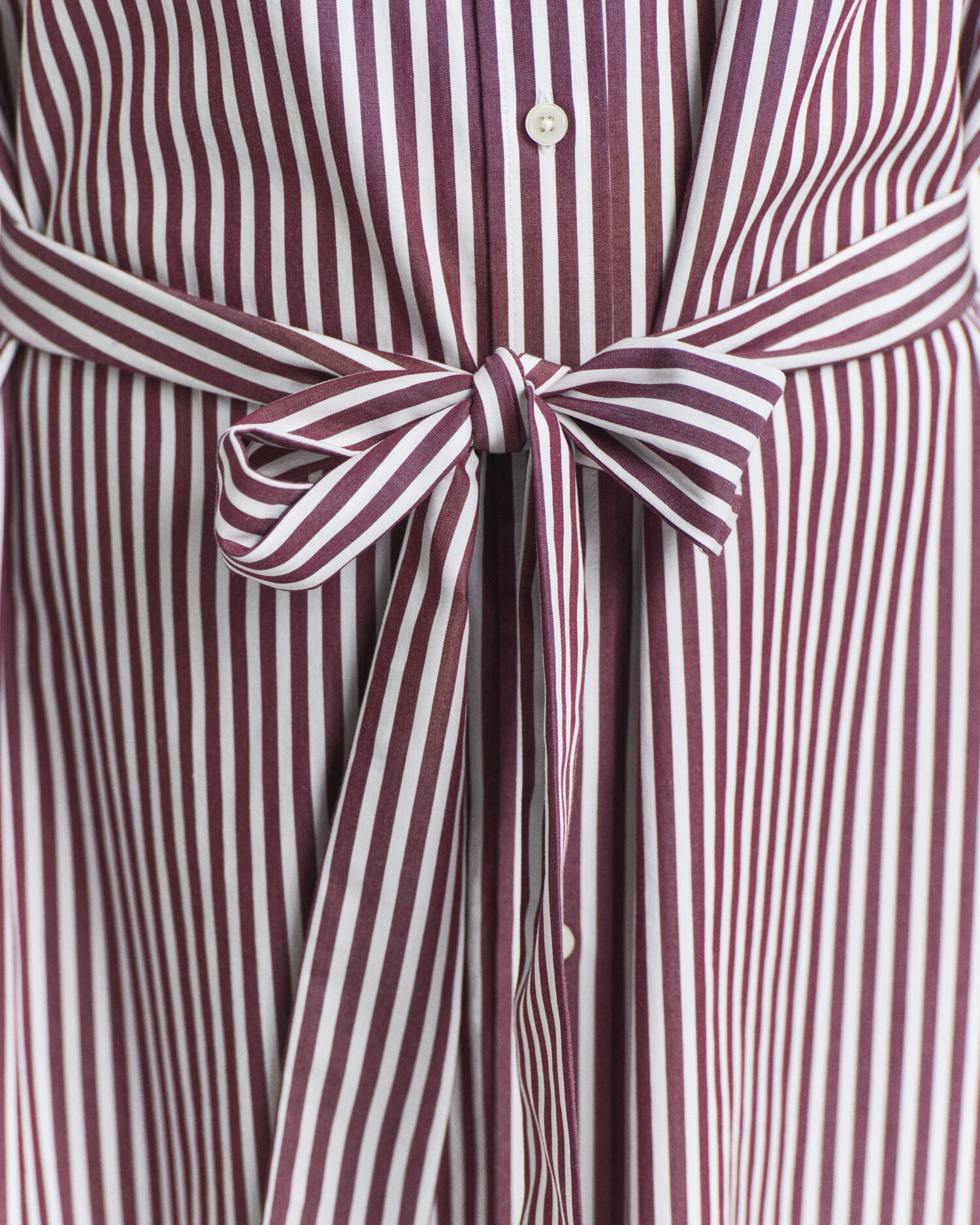 Vestido-camisa em popelina com cinto Classic