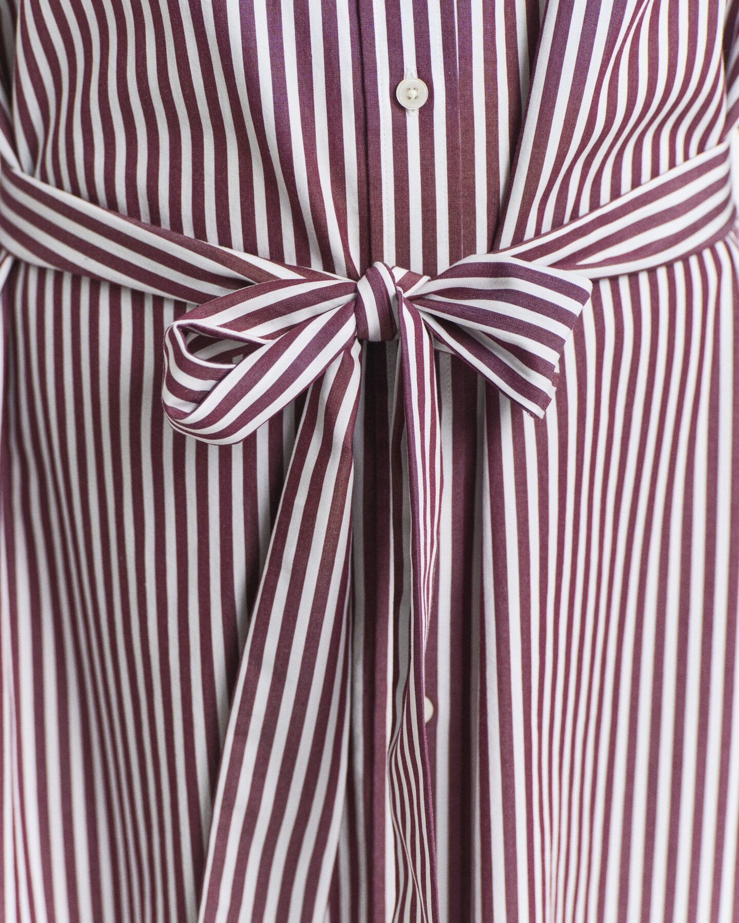 Vestido-camisa em popelina com cinto Classic