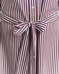 Vestido-camisa em popelina com cinto Classic