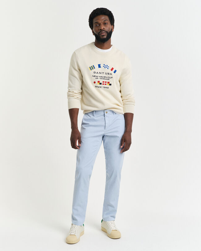 Cal&ccedil;as chino Sunfaded slim fit