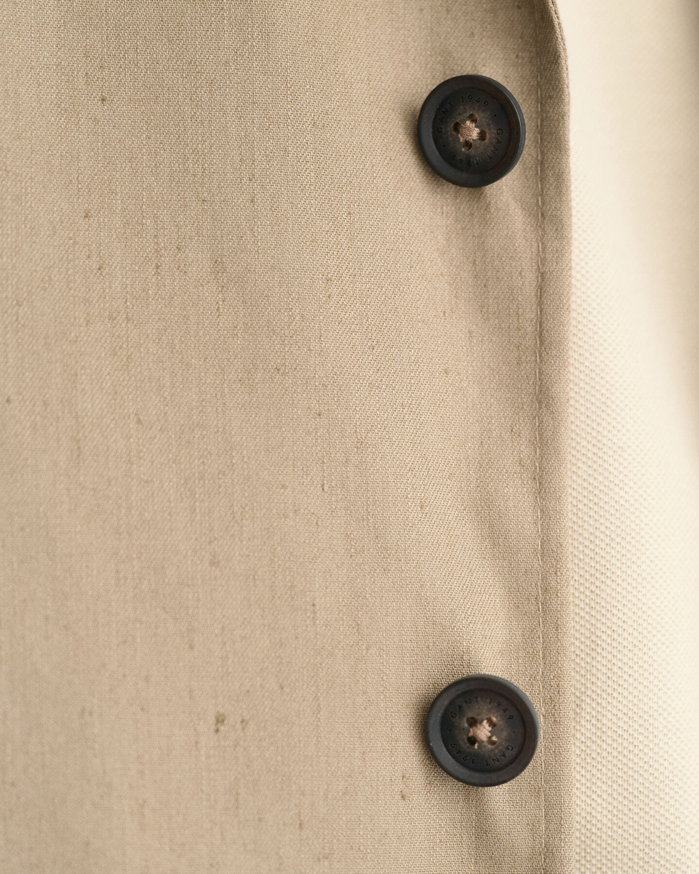 Blazer de fato em linho e algodão