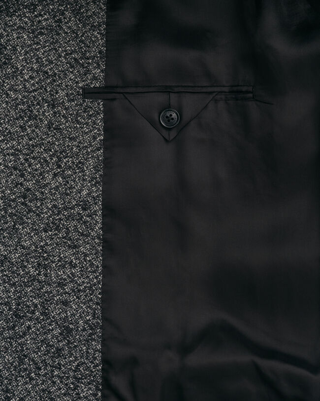 Blazer em tweed oversized