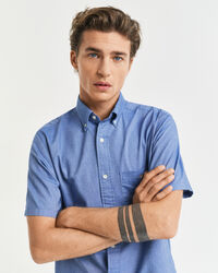 Camisa de manga curta Classic Oxford regular fit