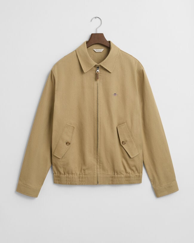 Casaco em sarja de algodão