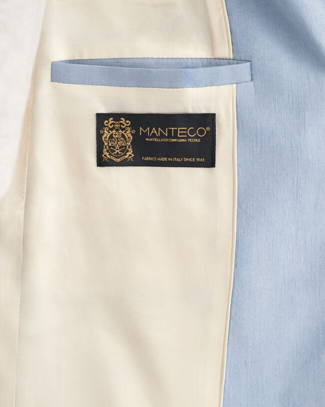 Blazer em linho com elastano regular fit