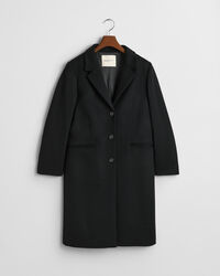 Sobretudo clássico em lã tailored fit