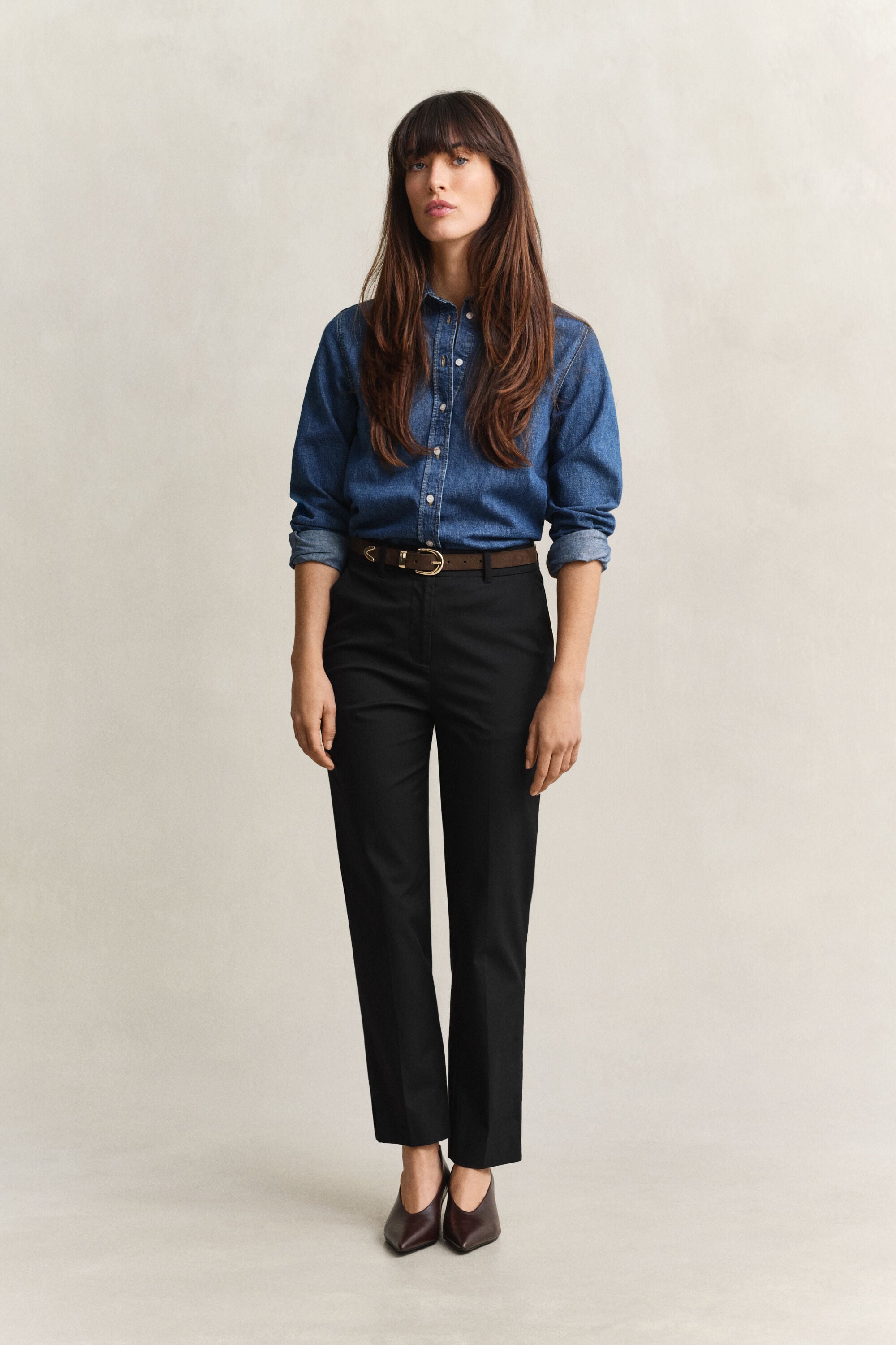 Calças slim fit