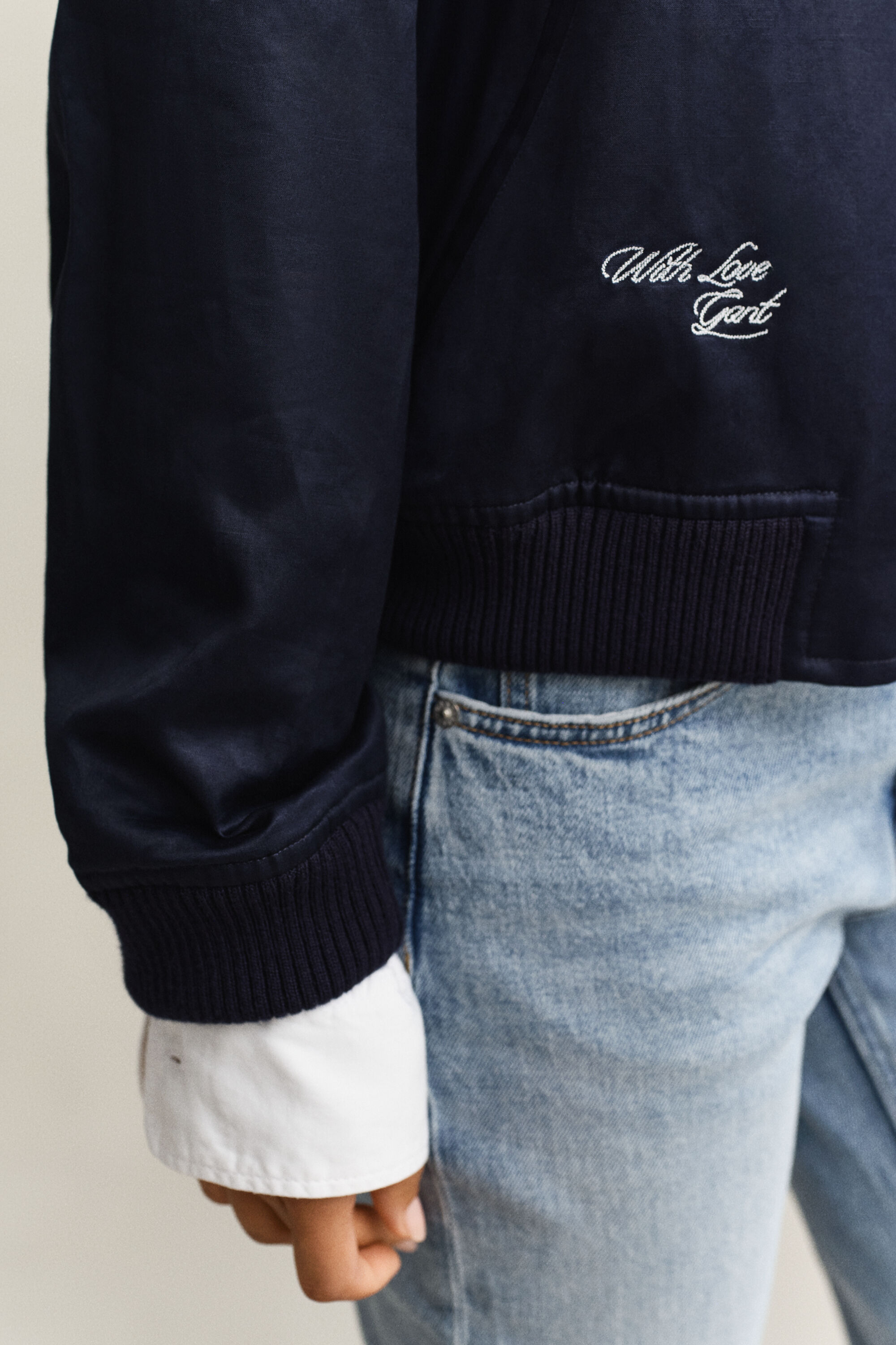 Gant Varsity Jacket em cetim